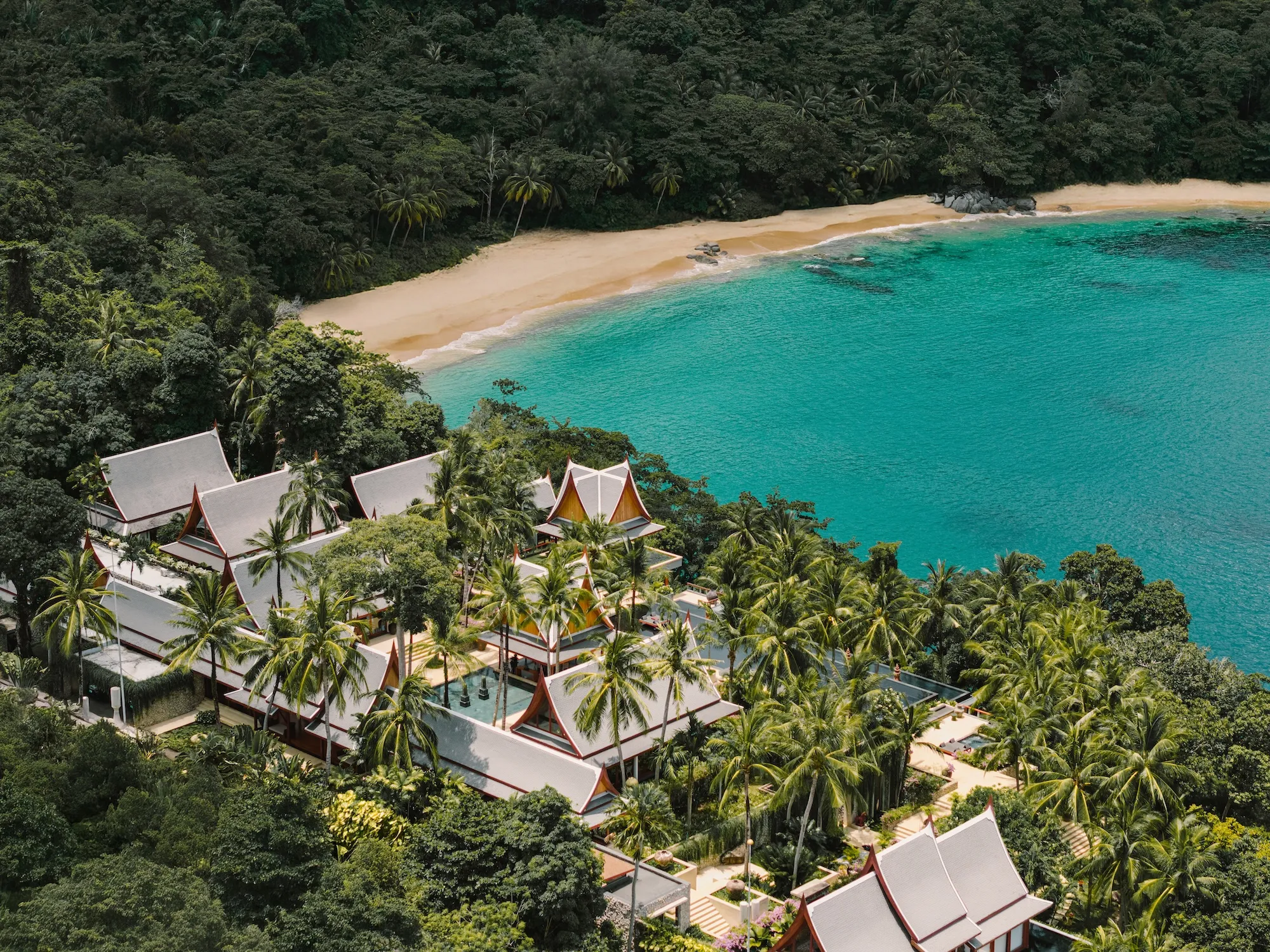 Chandara Estate oceanfront luxury villa above Laem Singh Beach in Phuket
